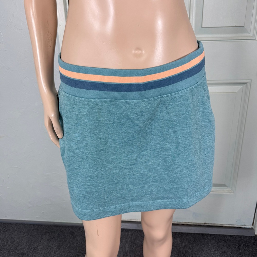 Title Nine Women's Skirt Large Skirt Pockets Athletic Cotton Pull on Mini ZZ19